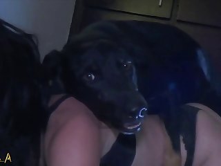 Son Watches Mom Fuck Dog