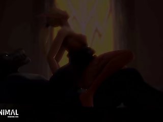 Two Woman Fuck Dog